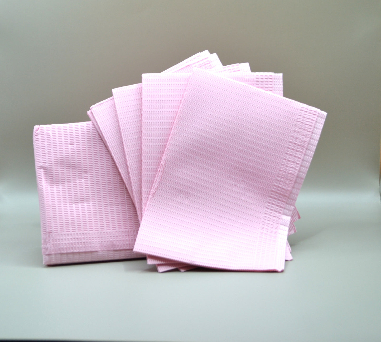Pink Disposable Dental Bibs